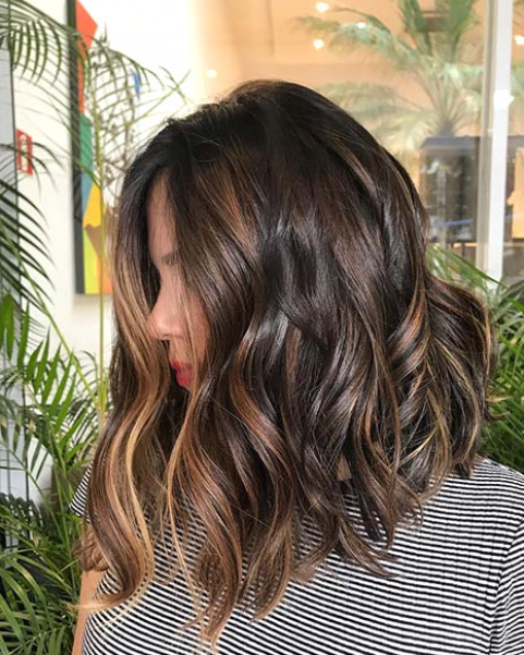 corte cabelo ondulado