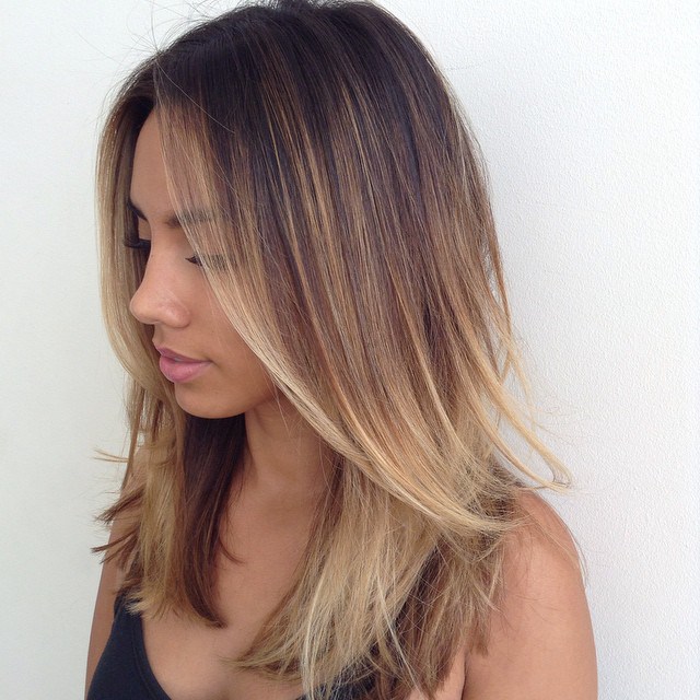 corte liso com pontas desconectadas