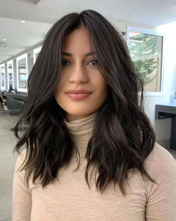 corte em U cabelo liso