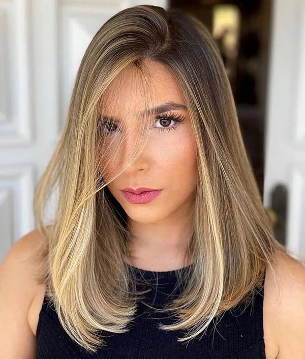 corte em camadas desconectadas liso