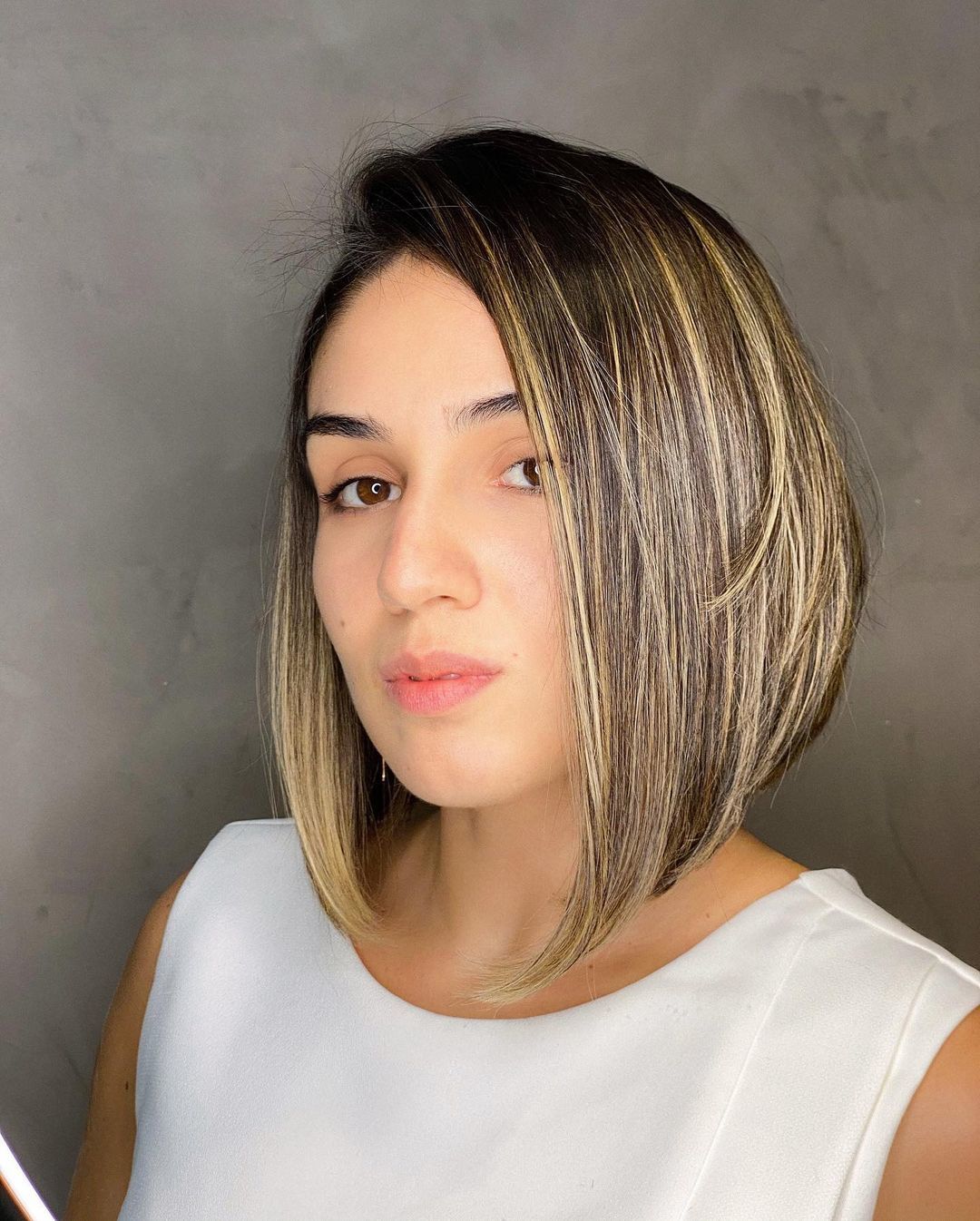 long bob liso