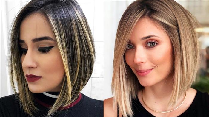 long bob ondulado