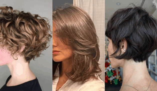 corte de cabelo fino e pouco
