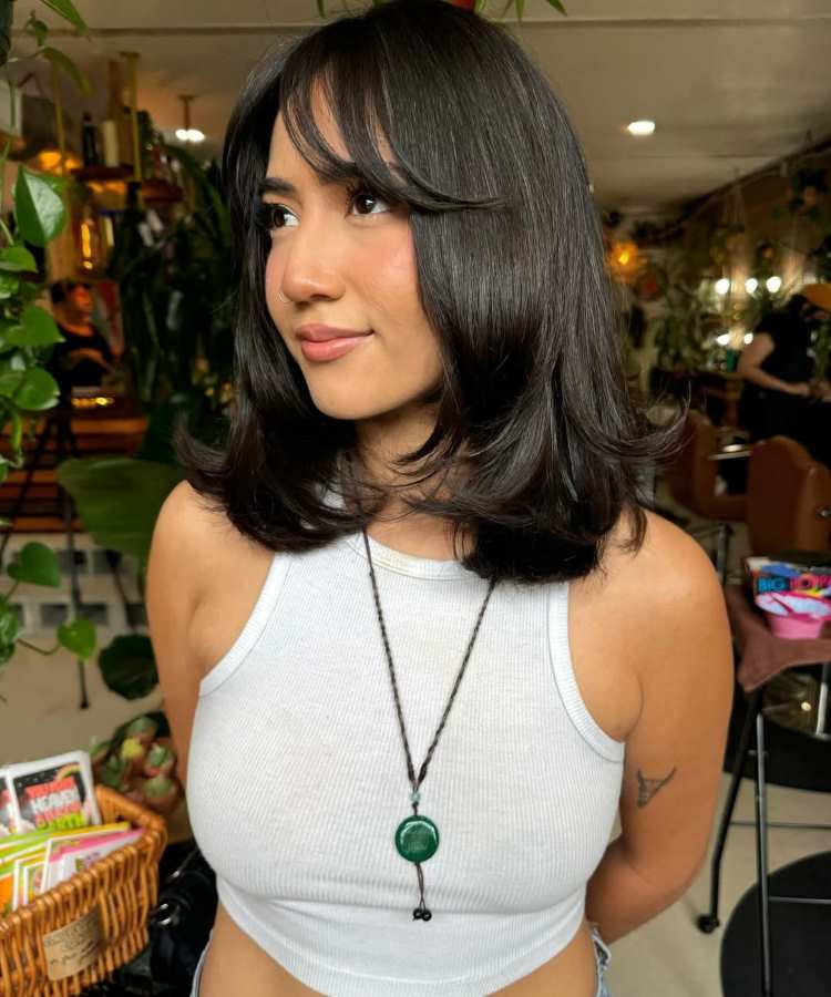 corte de cabelo fino e pouco