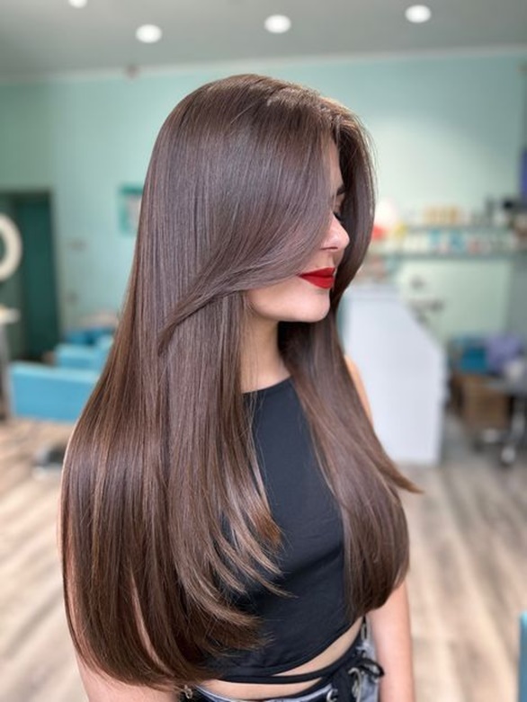 corte de cabelo longo feminino