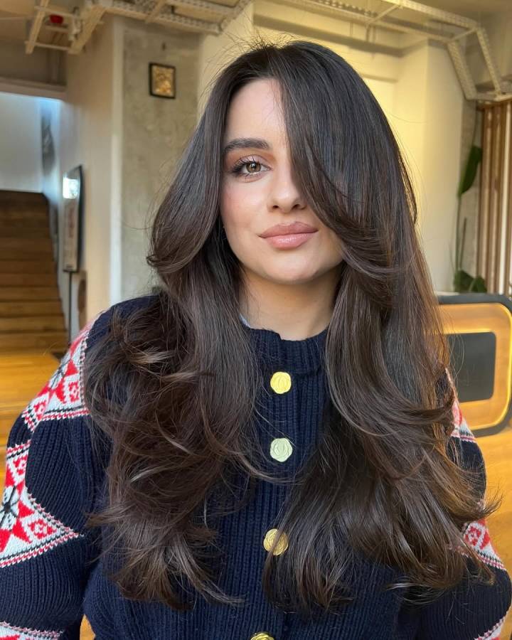corte de cabelo longo feminino 2026 tendências
