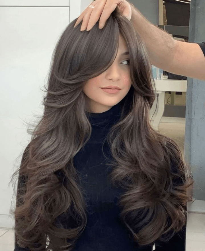 cabelo longo com movimento 2026