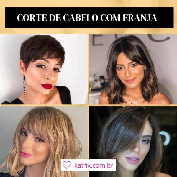 shaggy hair com franja longa