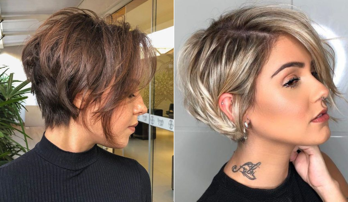 corte de cabelo para afinar o rosto