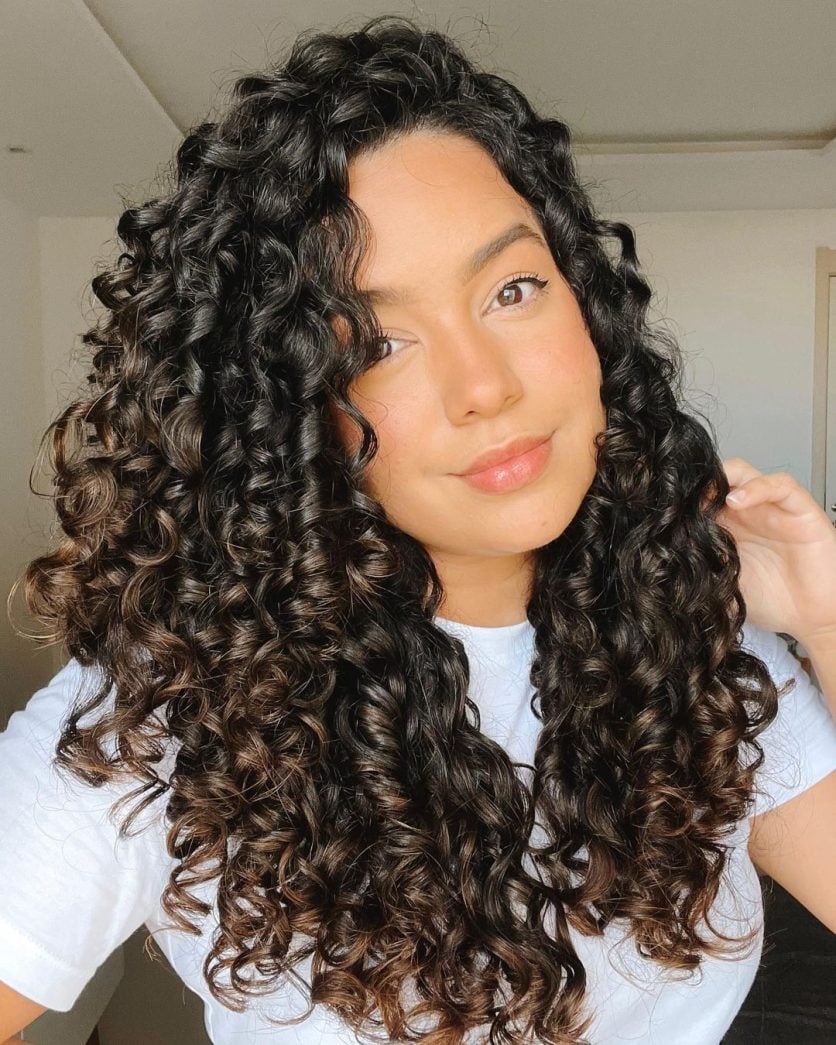 corte em camadas cabelo ondulado para afinar