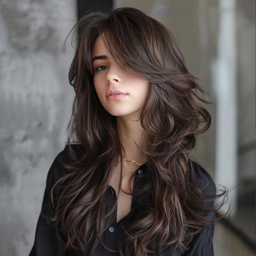 corte em camadas cabelo ondulado para dar volume