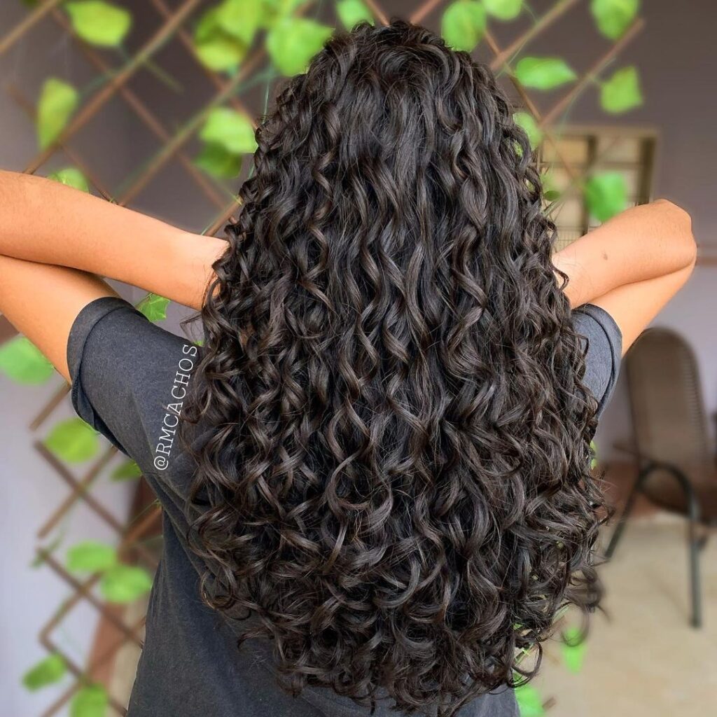 corte em camadas cabelo ondulado 2B