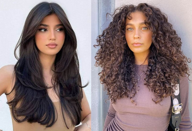 corte em camadas longas em U