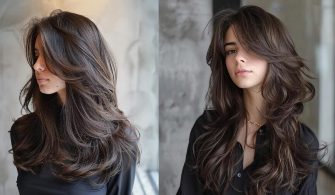 corte em camadas ondulado