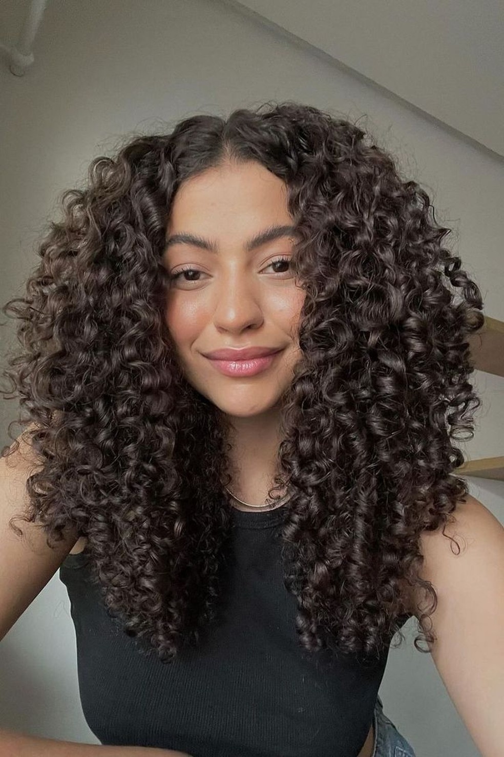corte em u cabelo longo
