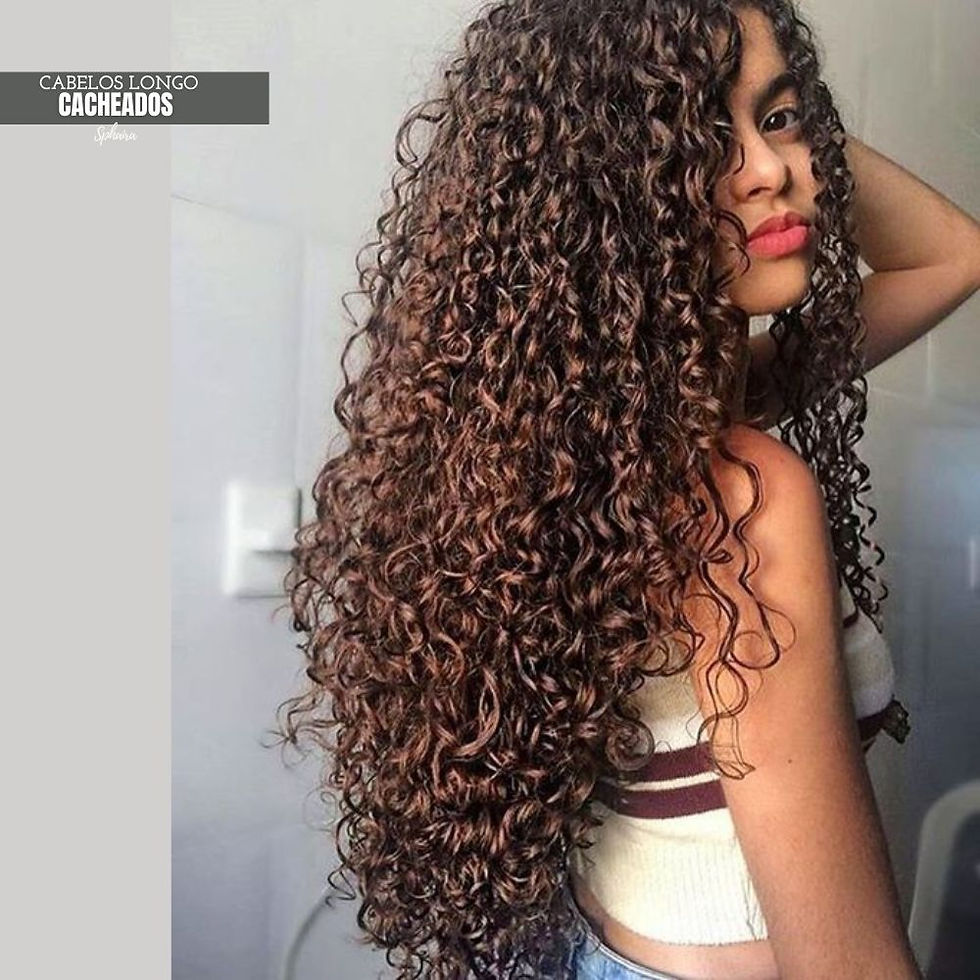 corte em u cabelo cacheado sem peso