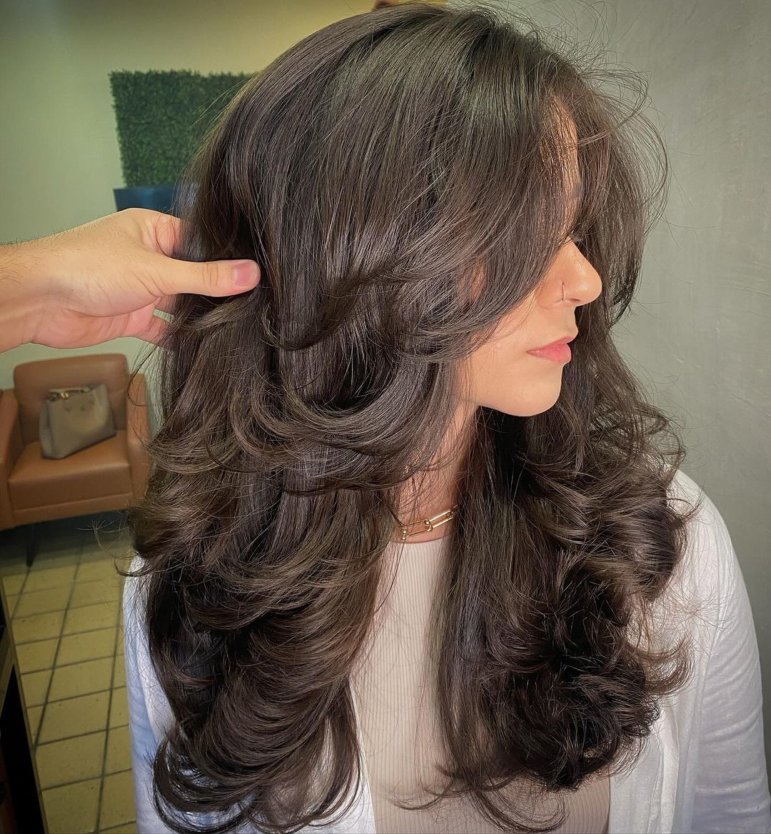 finalização cabelo ondulado médio