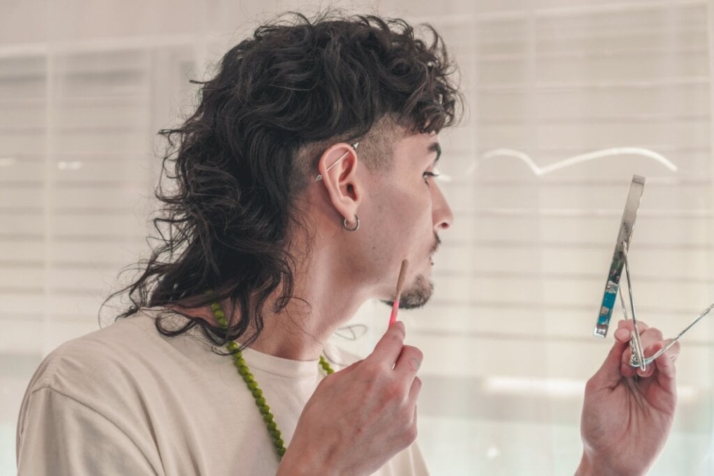 mullet ondulado
