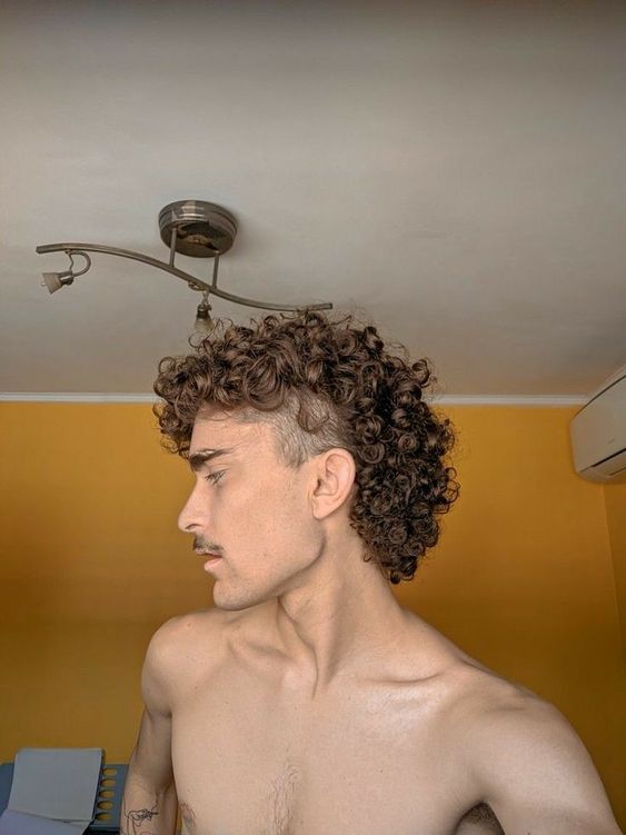 finalização mullet cacheado