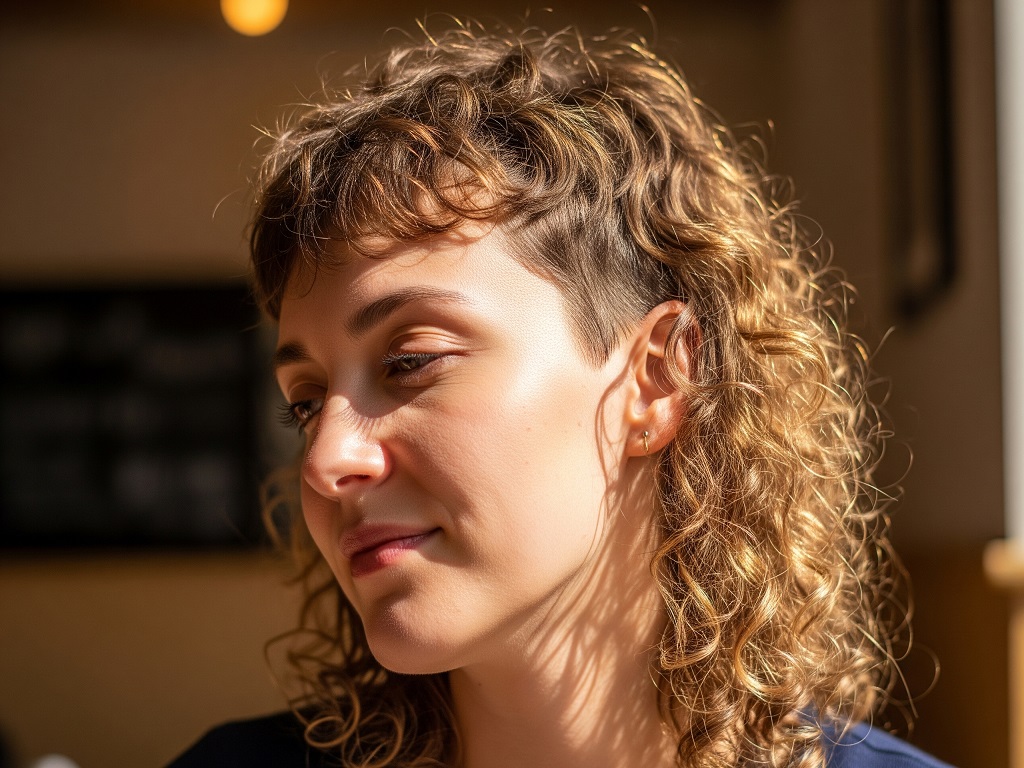 corte mullet cabelo cacheado