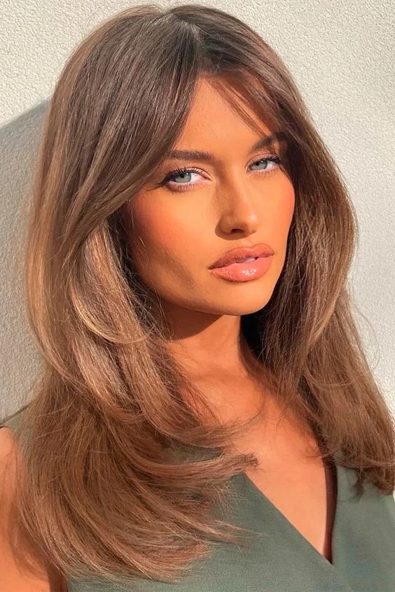 blunt cut cabelo fino comprido