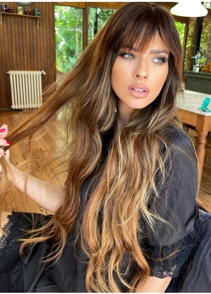 como cortar cabelo longo liso fino para dar volume