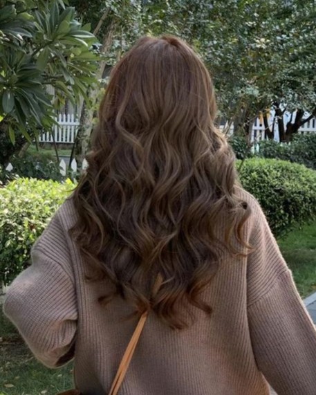 shaggy cut cabelo ondulado volumoso