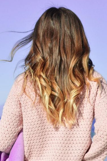 corte em camadas para cabelo ondulado longo