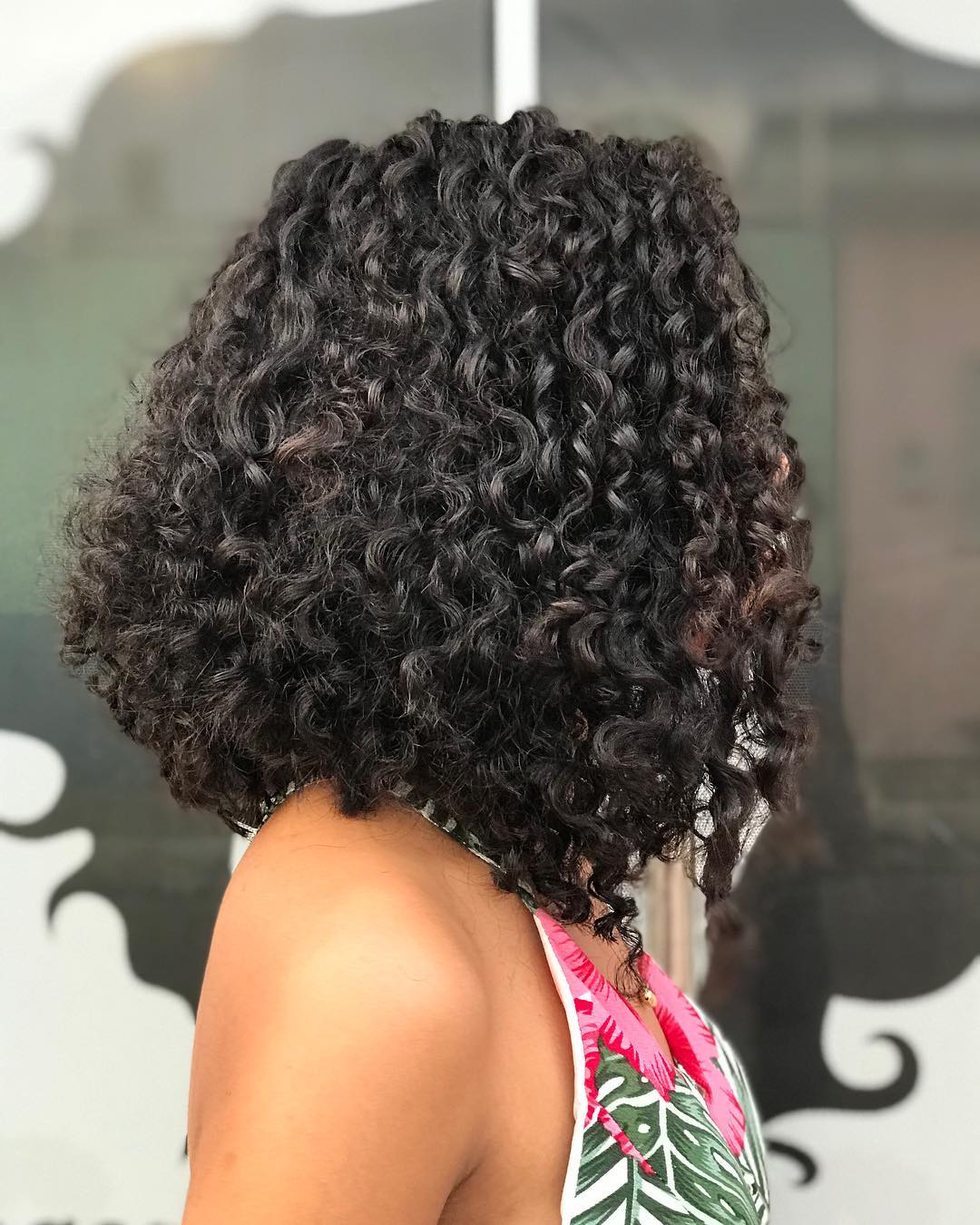 corte reto cabelo cacheado sem camadas