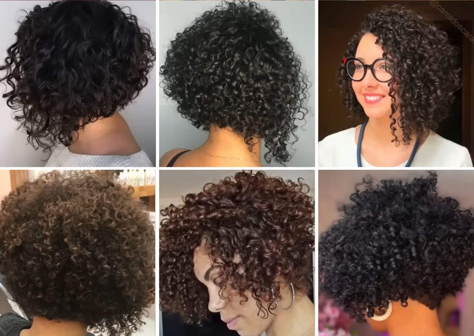 cortes de cabelo cacheado