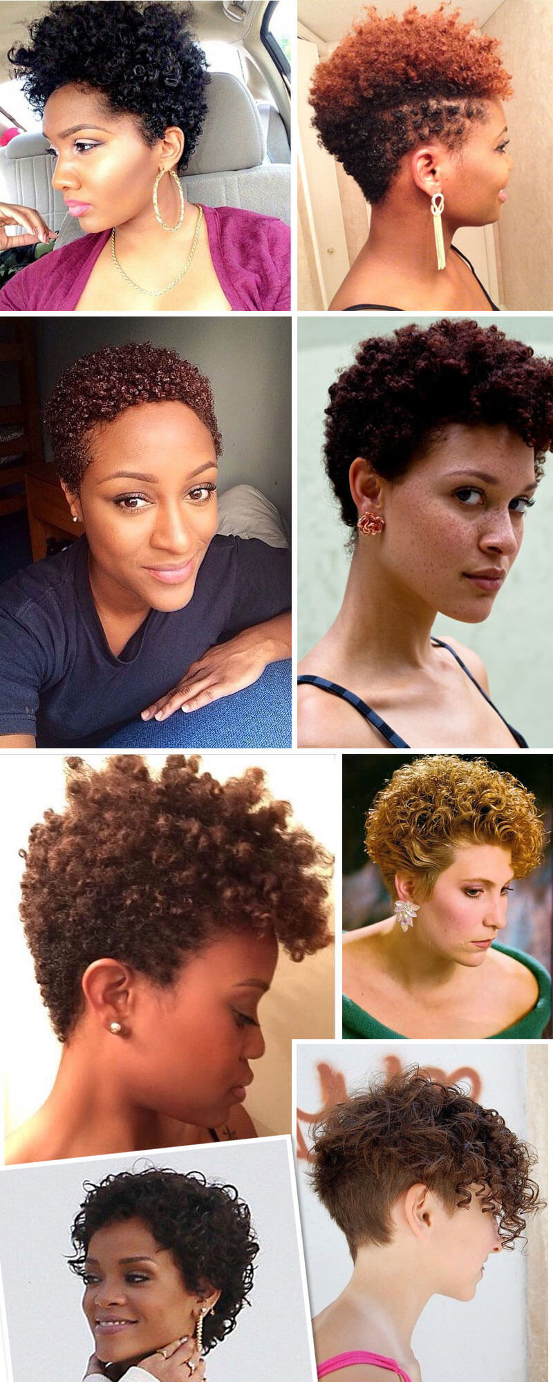 corte de cabelo crespo tapered