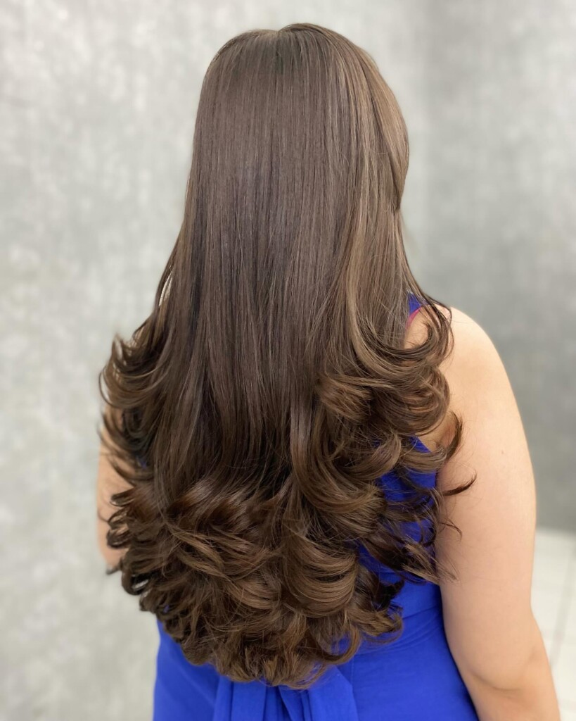 melhores cortes de cabelo feminino longo para cada tipo de rosto
