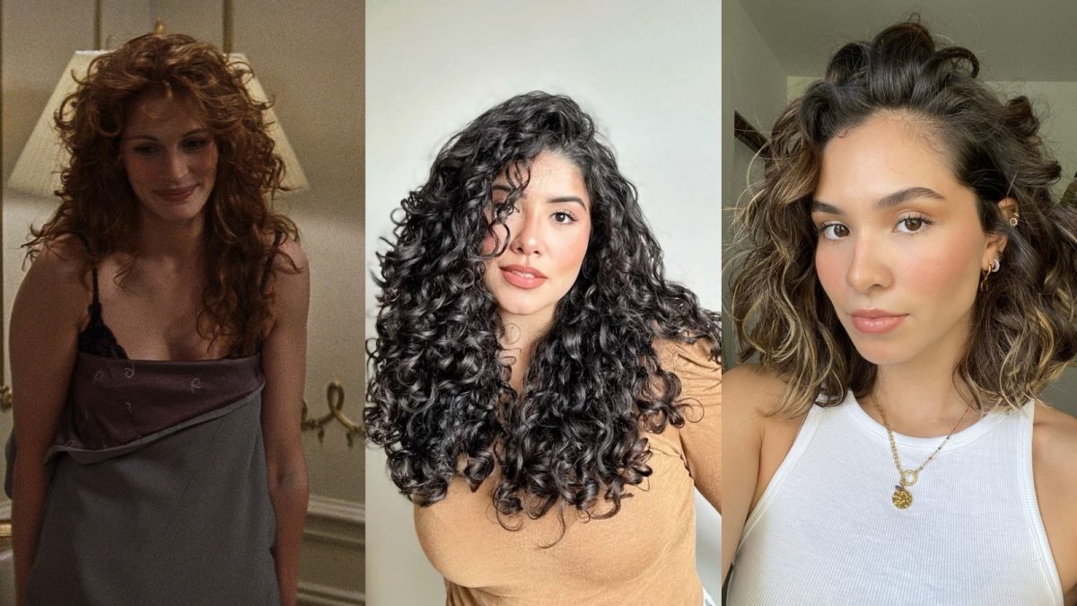 corte em camadas vs corte reto para cabelo cacheado grande