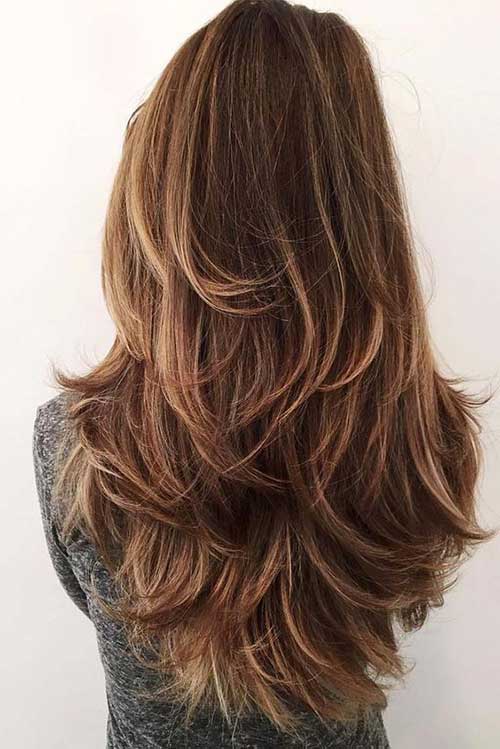 cortes cabelo liso e longo em U