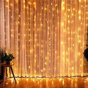 Cortina de LED para quarto