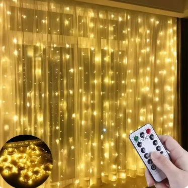 Cortina de LED com efeito