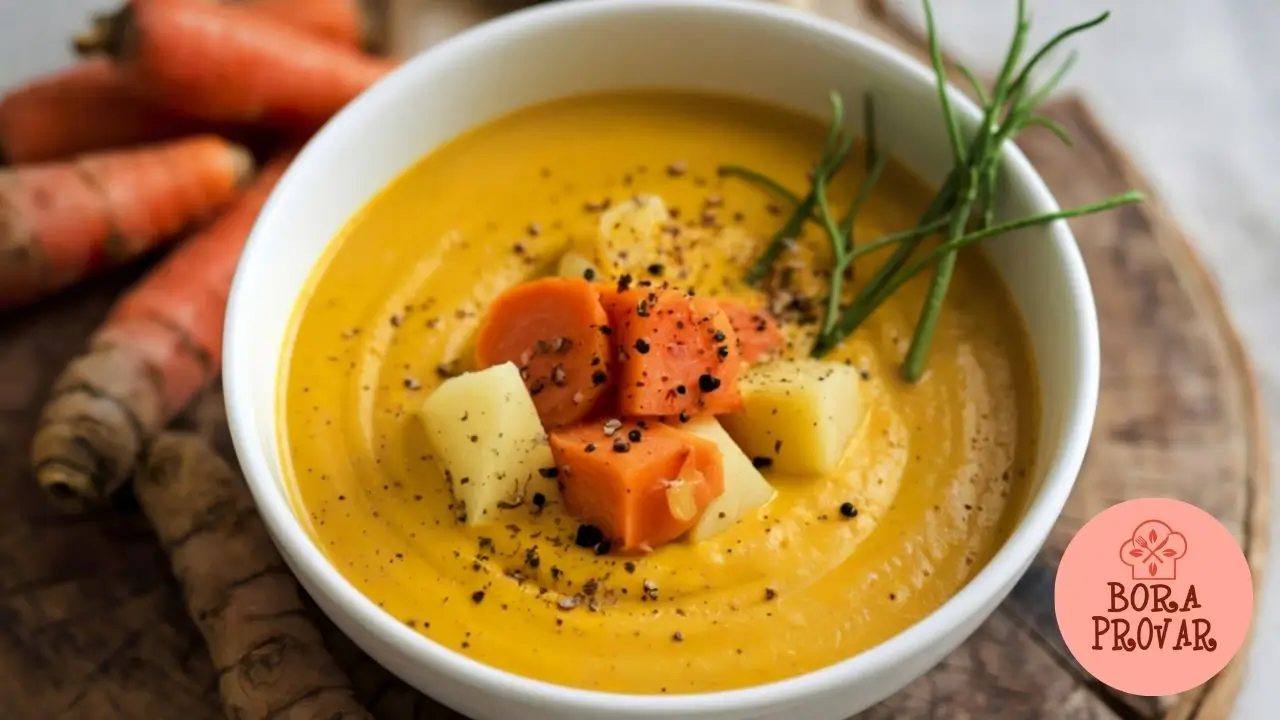 Creme de Cenoura Vegano: Sabor e Nutrição em Uma Tigela