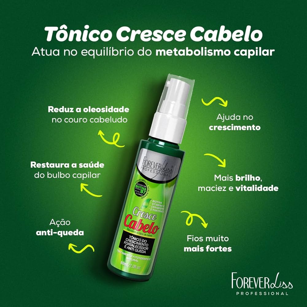 crescimento de cabelo