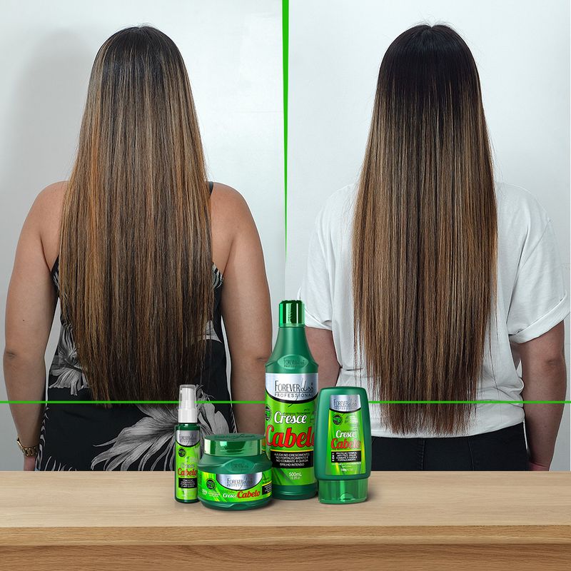 crescimento de cabelo