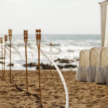 custo decoração casamento praia simples barato