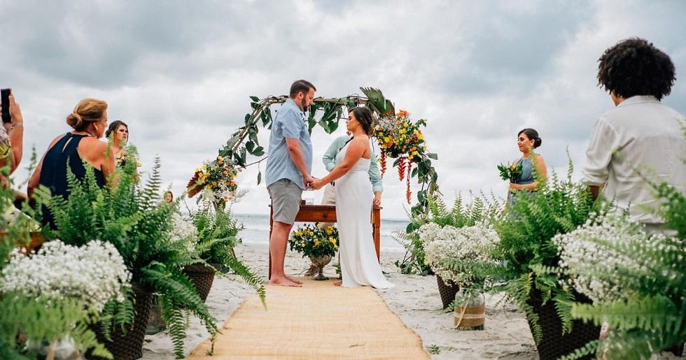 custo decoração casamento praia simples barato