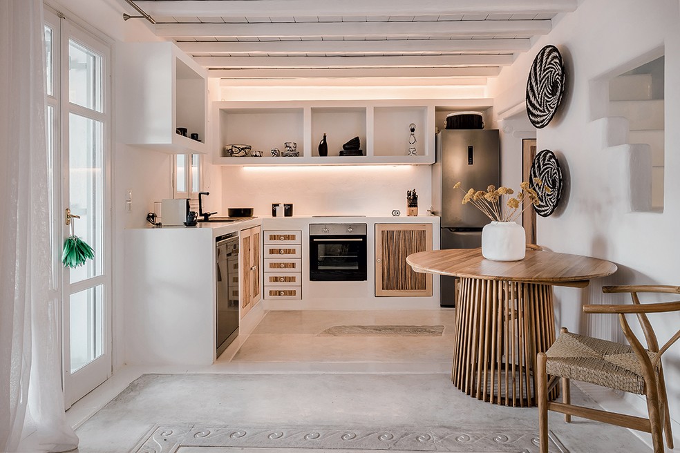 10 ideias para ter uma cozinha estilo grego sem gastar muito