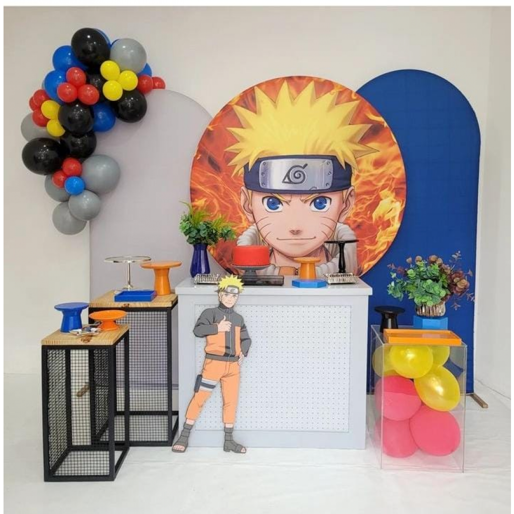 ideias decoração festa naruto luxo 2026