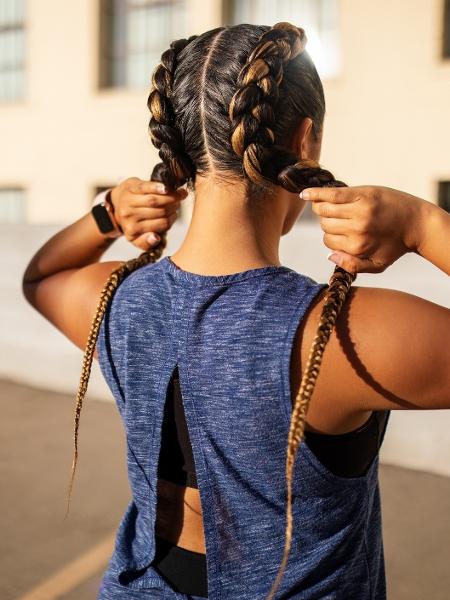 Manutenção de box braids
