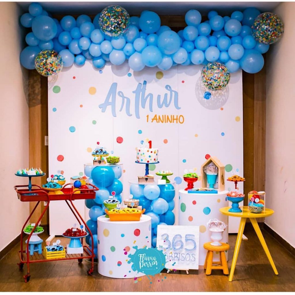 decoração 365 sorrisos menino