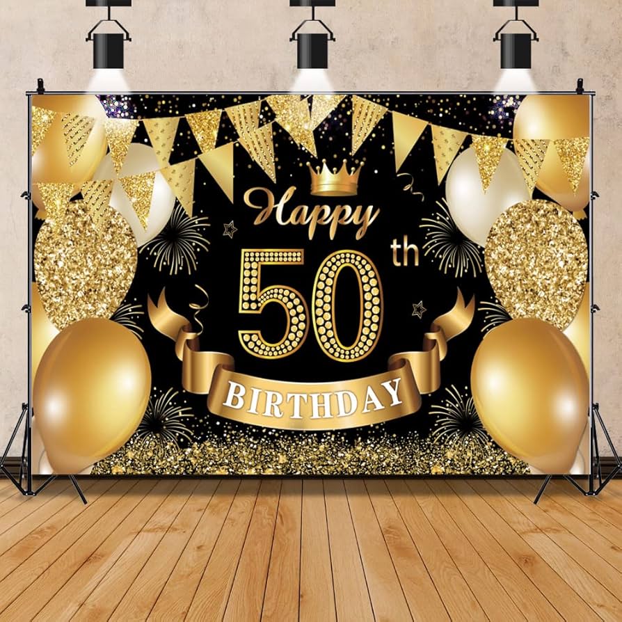 decoração 50 anos masculina