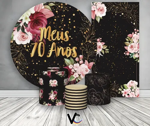 decoração 70 anos masculina