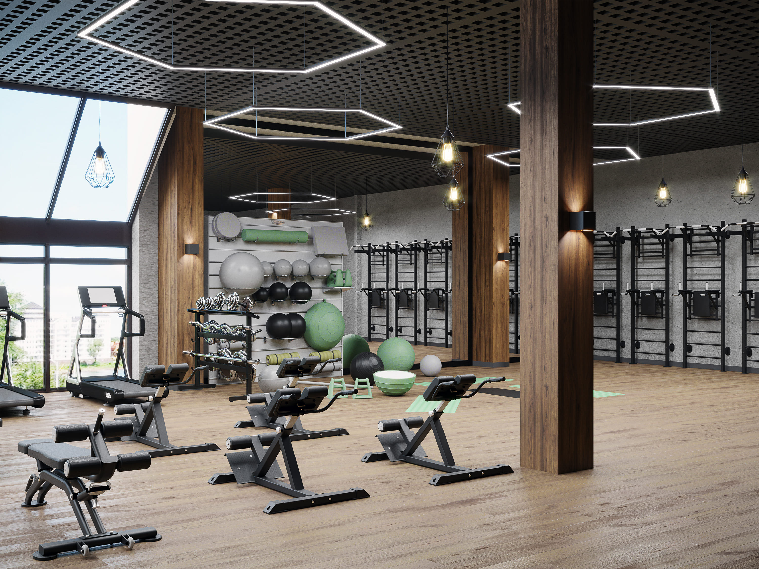 ideias de decoração academia musculação inspiradoras