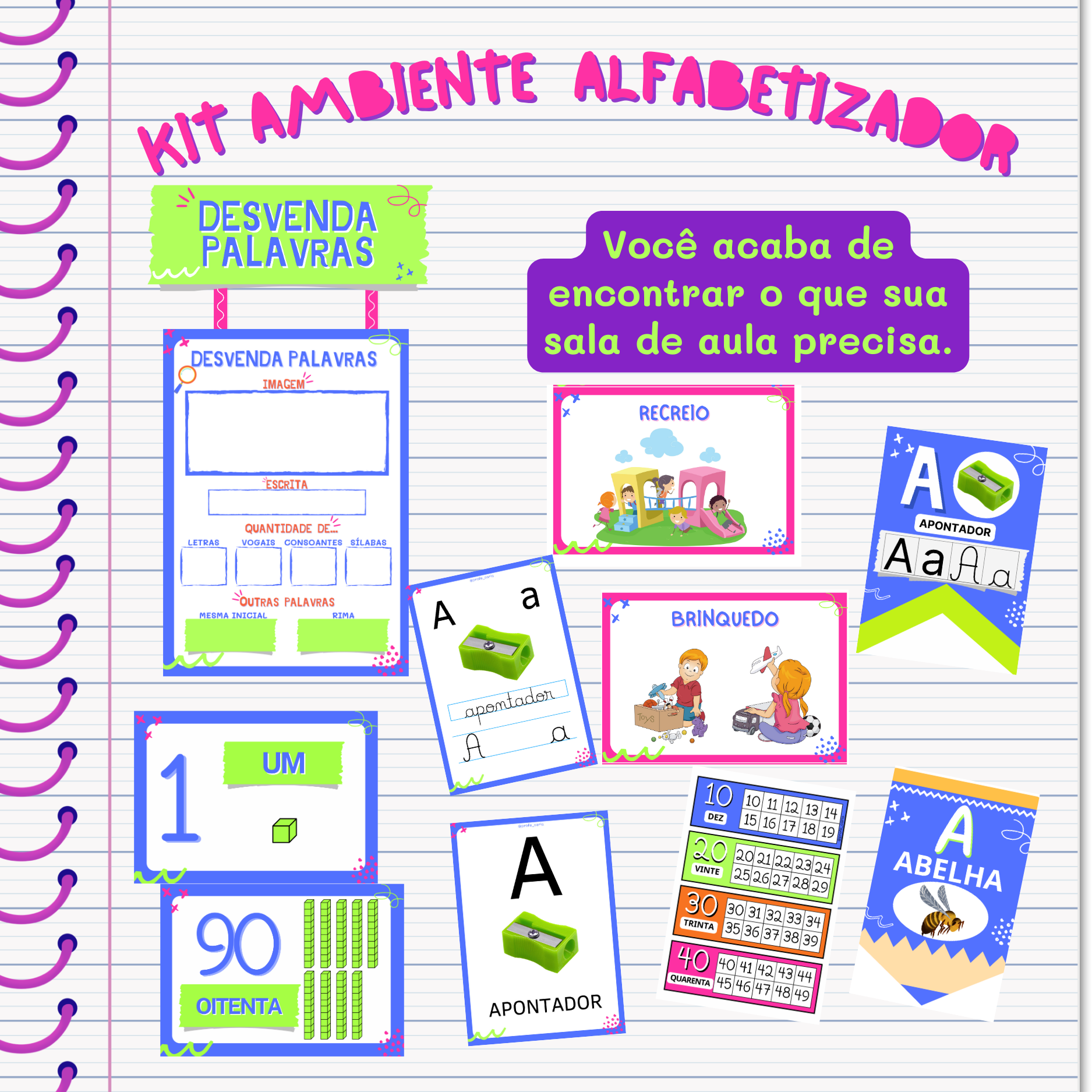 custo médio para montar um ambiente alfabetizador