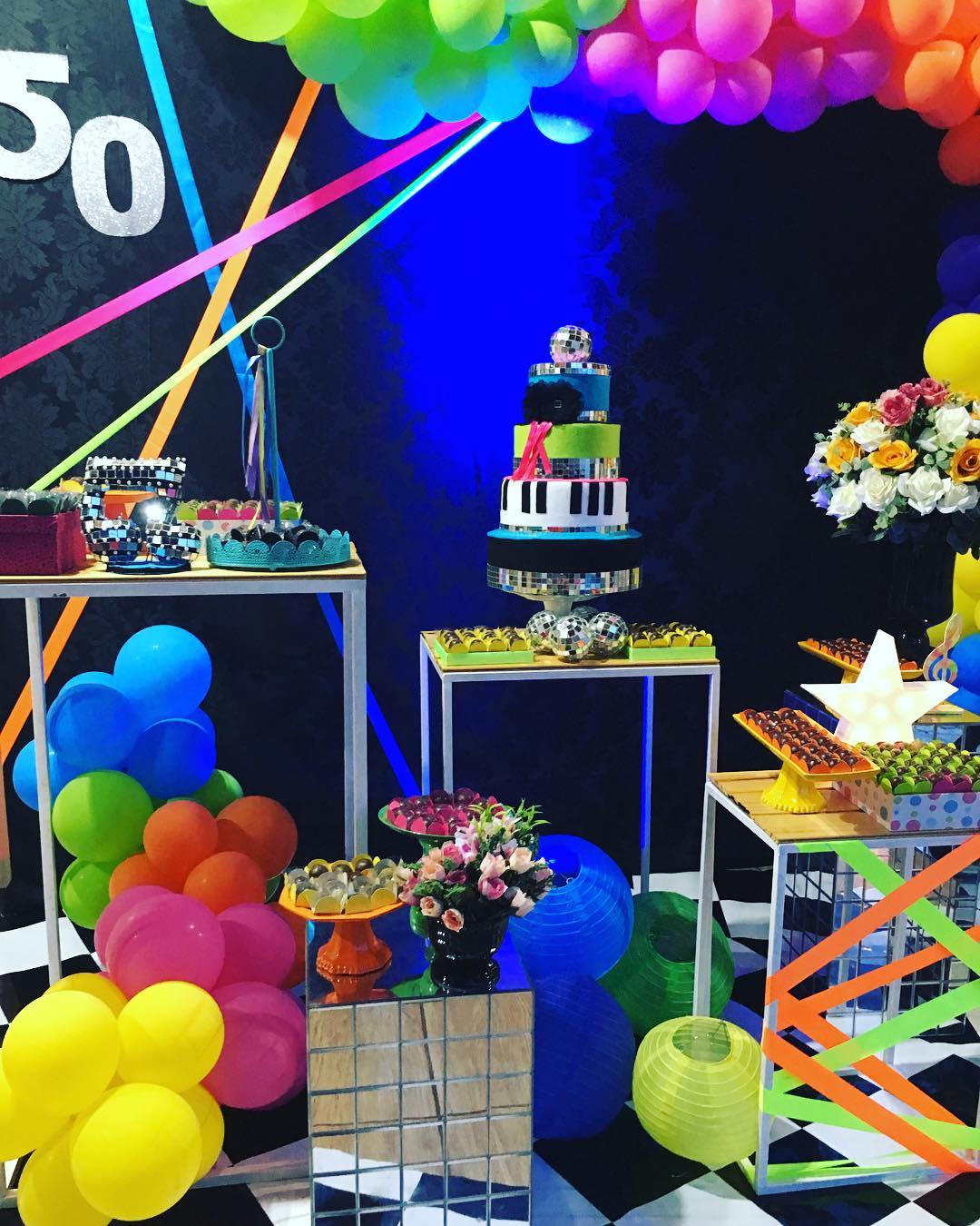 quanto custa decoração festa 50 anos mulher